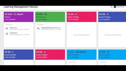Introduction to RenWeb lms for students