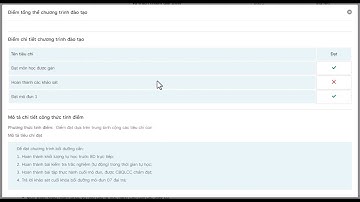 Hướng dẫn tìm ra lí do Đạt hay Chưa đạt khi học các modun