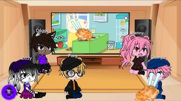 Gacha Club| 🐷 Piggy characters react to Piggy Memes - Peppa and Roblox Piggy Funny Animation!