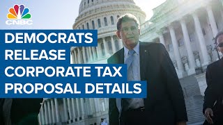 Democrats release details of corporate minimum tax proposal