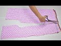 Sew Your Own Plazo Pant in 4 Minutes ll Easy Pant Sewing