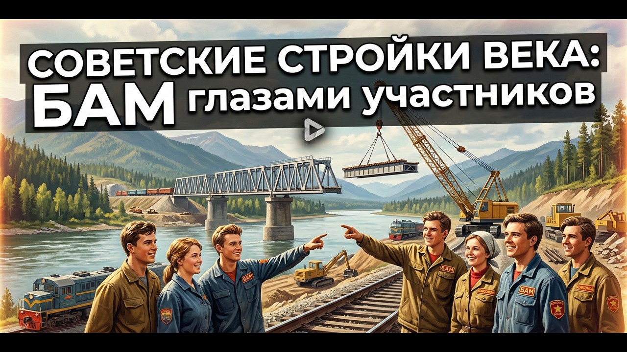 Советские стройки века: БАМ глазами участников