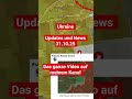 Ukraine  - Updates und News 31.10.25  #shortsvideo #ukraine #shorts #geopolitics #shots #news