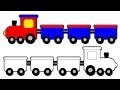 تعلم طريقة رسم قطار كرتون