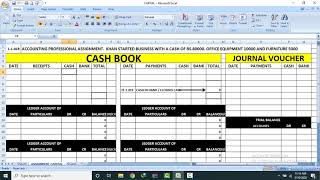 Journal Entries CAPITAL ENTRY ASSIGNMENT
