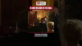 Xi Walks the Hall Beside Melania Before State Dinner #Shorts