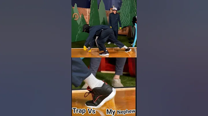 human glue trap vs'my Nephew #gaming#