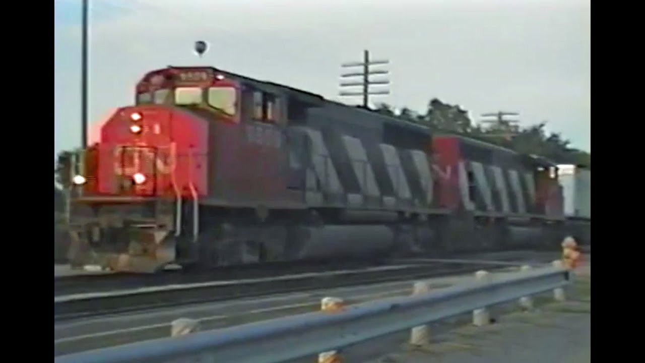 Trains of Lansing MI August 1991 YouTube