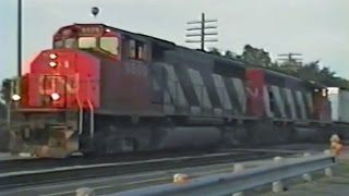 Trains of Lansing MI - August 1991