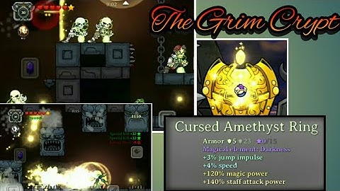 Magic Rampage weekly dungeon The Grim Crypt speedrun (22 sec)