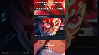 Tanjiro demon kill mod 😤👿👹on#anime #animefight #english #animeedit #epicanime #battle #actionanime