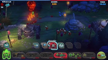 Guns UP! Attacking a base with multiple glitched towers