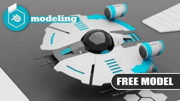 Blender  star fighter  modeling tutorial free download