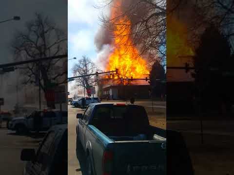 Major fire 17th Avenue and Park Ave Denver