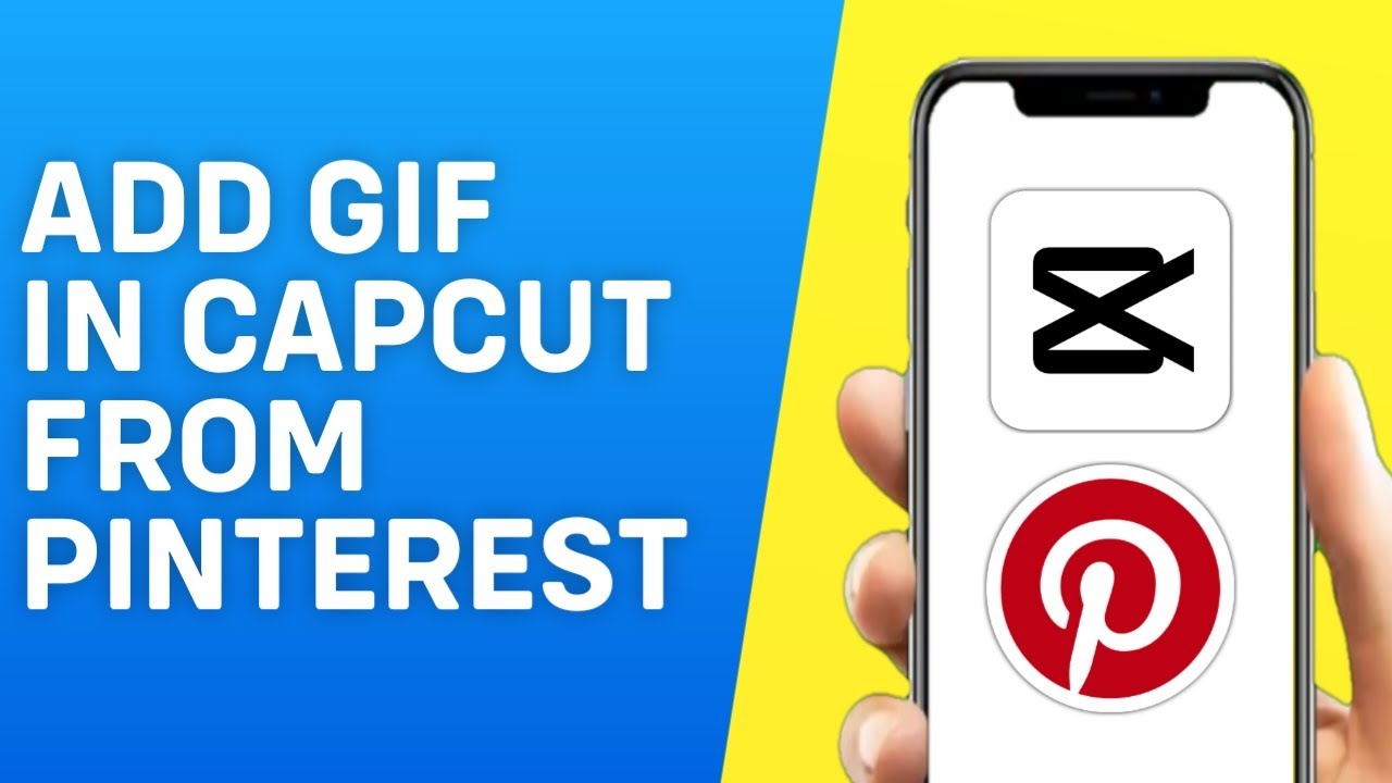 How to add GIFS to Capcut!  From PINTEREST, GIPHY, TENOR, REDDIT! 