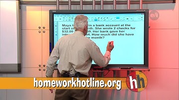 Homework Hotline: Word Problem