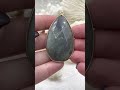Bling By A - Labradorite Gold Wrapped Teardrop Pendant/ Silver Wrapped Round Pendant