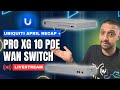 [Live] Ubiquiti USW WAN + Pro XG Switch + April Releases + Q&amp;A