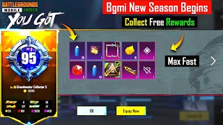 BGMI NEW SEASON FREE REWARDS | HOW TO COMPLETE SEASON COLLECTION REWARDS | GET FREE MATERIAL