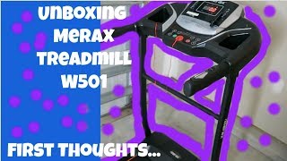 Merax W501 Treadmill Unboxing and Review