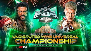 Roman Reigns vs Cody Rhodes Wrestlemania XL | Limp Bizkit - My Way Promo #RomanReigns #CodyRhodes