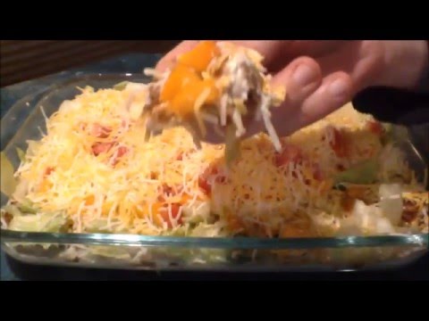 The BEST Taco Dip! (vegetarian & meat versions)