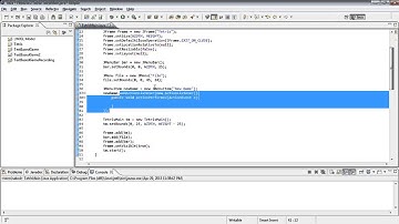 Java Tetris Tutorial 2 - Making a Menu Bar
