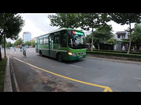 Video Chuyến xe buýt 64 đầu tiên đi qua Học viện Cán bộ... - youtube