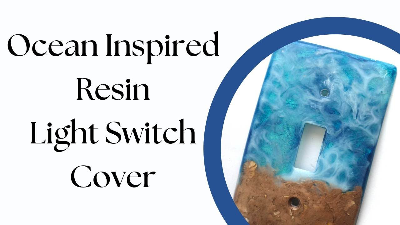 Ocean Inspired Light Switch Cover