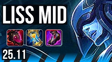 LISSANDRA vs ZED (MID) | KR Master | 25.11