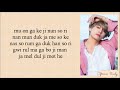 V (BTS 방탄소년단) - Singularity (Easy Lyrics)