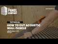 How to cut acoustic slat panels  the panel company