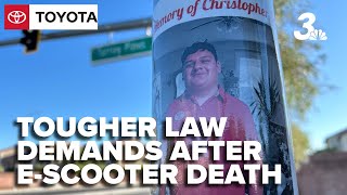 Mother demands stricter laws after son's tragic e scooter death in Las Vegas