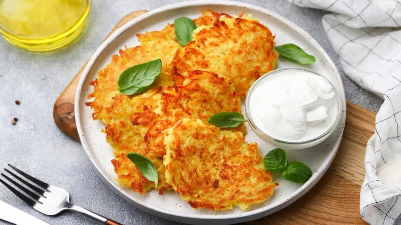 Как готовить драники. 😋 Вкусные деруны за 5 минут! НОВЫЙ МЕТОД! В ...
