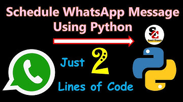 Schedule WhatsApp message using Python