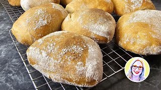 Knusprige Ciabatta-Brötchen mit Hefewasser und Sauerteig | Selbstgemacht und Unwiderstehlich!