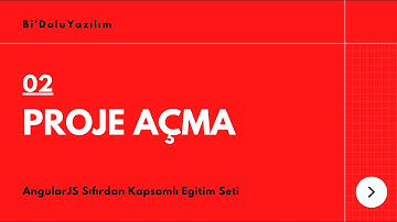 AngularJS Dersleri || 02 - Proje Açma