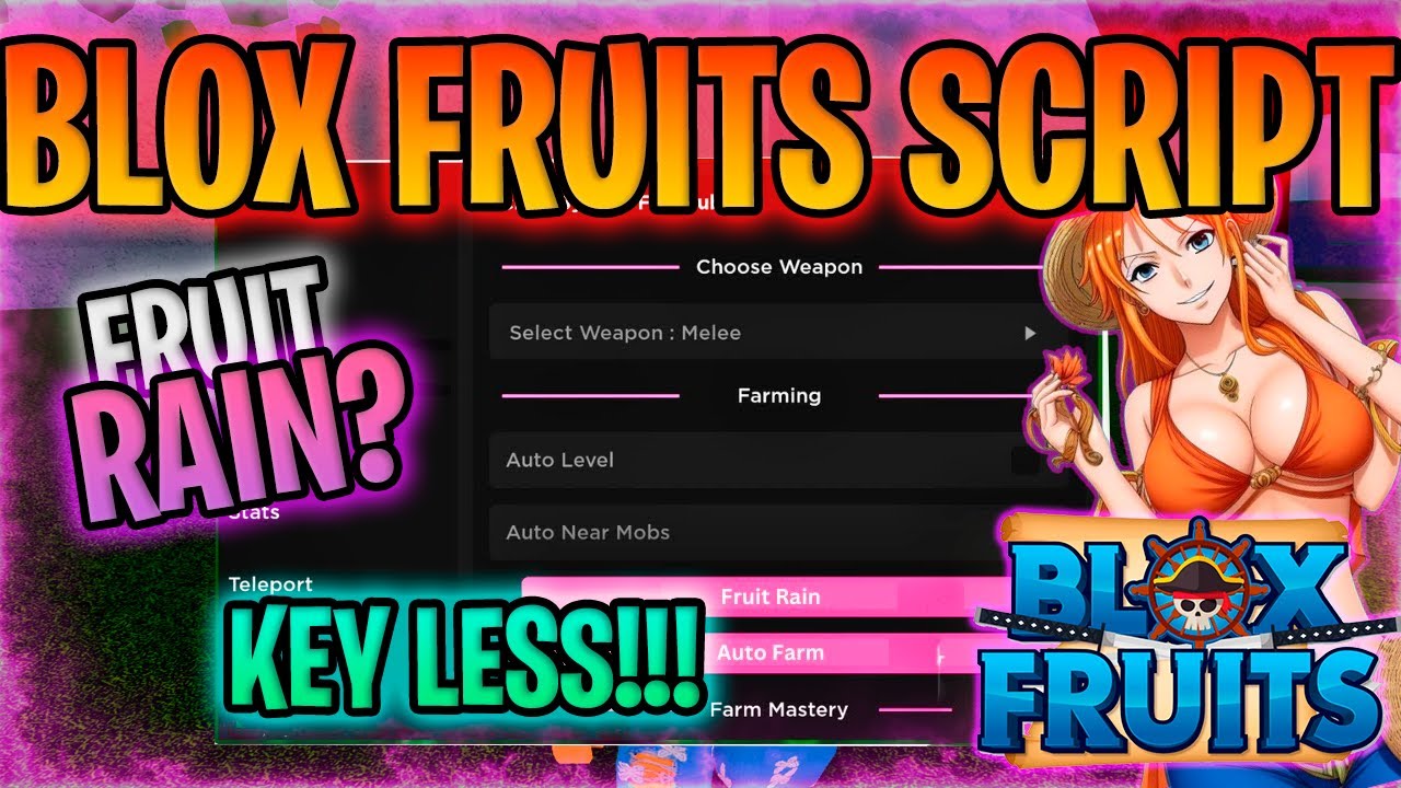 BLOX FRUITS SCRIPT NO KEY Auto Farm, Fruit Rain, More 💖 Roblox