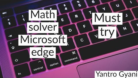 Math solver || Microsoft edge || Must try || Quick ans