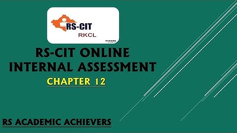 RSCIT I Learn Assessment 12 Most Important Question and Answer in Hindi For RSCIT Exam 2023.