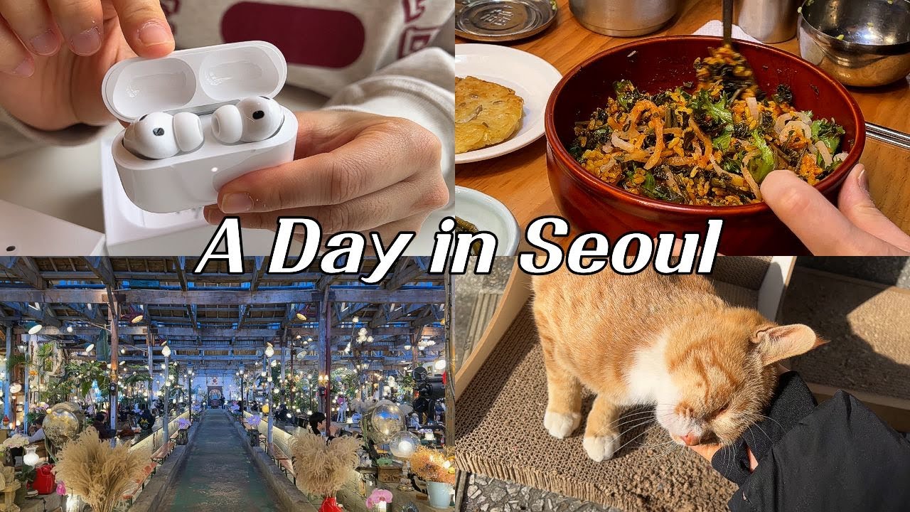 VLOG(Eng) 새해 일상.. 이모저모.. 고모...ㅣ에어팟프로3 언박싱ㅣ강화도 또간집ㅣ동네친구 치즈냥이와 꽁냥..🤍