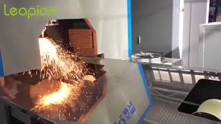 Leapion Auto loading tubes fiber laser cutting machine with autolaoding system