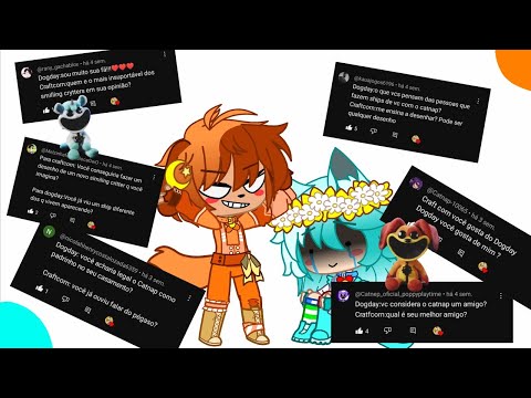 CraftyCorn e DogDay respondem Perguntas e Respostas [Smiling Critters My Au] Gacha Club✨