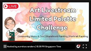 Art Livestream| June 2026: Portrait Night | Painting with PV19