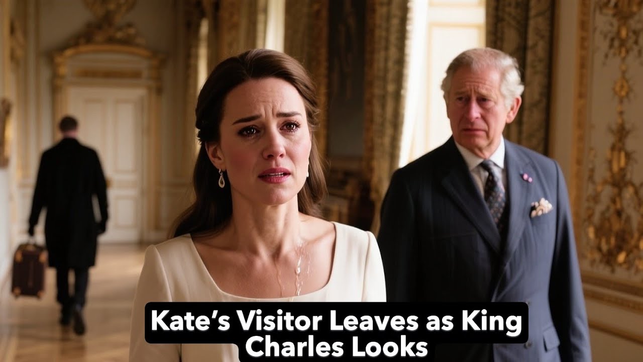Tears Flow in the Palace — Kate’s Visitor Leaves as King Charles Looks On | Emotional Story