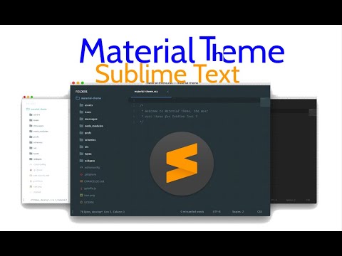 Material Theme Install Sublime Text | Sublime Text 4 Material Theme ...