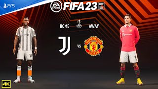 FIFA 23 - Juventus Vs Manchester United  - UEFA Europa League 2022/23 | PS5™ [4K ] Next Gen