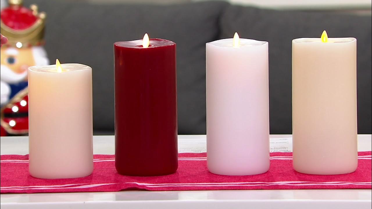 LightLi 7" or 9" Flameless Pillar by Luminara on QVC YouTube