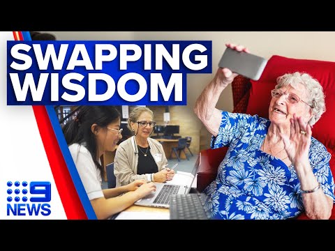 High school students lead program to educate seniors on digital literacy | 9 news australia