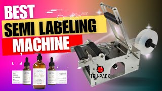 SEMI AUTOMATIC STICKER LABELING MACHINE MT50 FOR SMALL BOTTLES